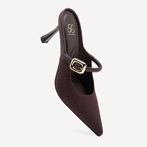 GraceLithe Pointed Toe Heeled Mule - Picture 3 of 12